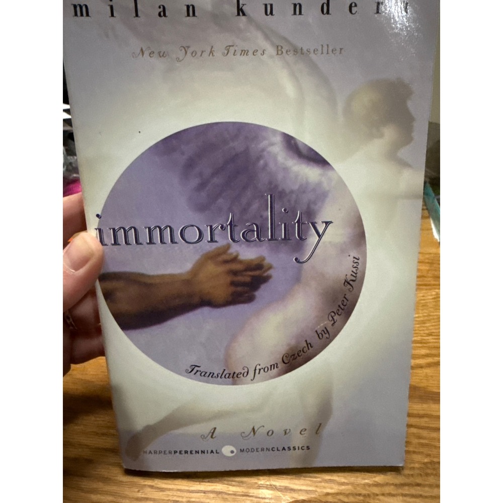 Immortality by Milan Kundera Harper Perennial Modern Classics Paperback Novel